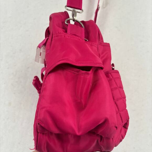 Lug Tuk Tuk Carry All Diaper Gym Travel Bag Rose Pink Multiple Pockets - Picture 8 of 15